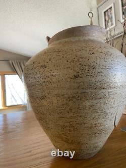 Vintage Large Studio CLAY Pottery Raku UNIQUEAMAZING