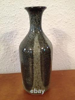 Vintage Likely Jane Reuter Hitzeman Studio Pottery Bottle Form Vase