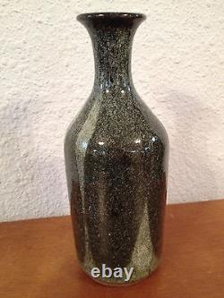Vintage Likely Jane Reuter Hitzeman Studio Pottery Bottle Form Vase