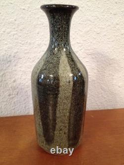 Vintage Likely Jane Reuter Hitzeman Studio Pottery Bottle Form Vase