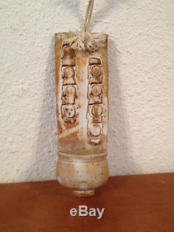 Vintage Likely Jane Reuter Hitzeman Studio Pottery Wall Pocket Vase