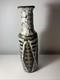 Vintage Livia Gorka Art Pottery Vase Abstract Hand Built Brutalist Hungarian MCM