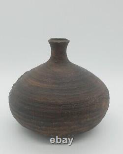 Vintage Lois Eldridge Studio Art Pottery Ceramic Vase Wesleyan Pottery 6