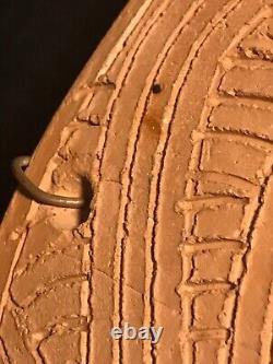 Vintage Louis Mendez Studio Pottery Wall Design Art 17 Signed