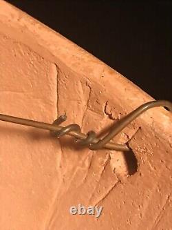 Vintage Louis Mendez Studio Pottery Wall Design Art 17 Signed