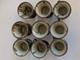 Vintage Louis Mideke Studio Pottery Coffee Cup Mug set of 9