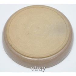 Vintage MCM Abstract Handcrafted Stoneware Studio Pottery Dish