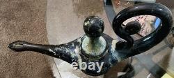 Vintage MCM Bill & Vive Mohl Studio Art Pottery Aladdin Genie Oil Lamp Signed