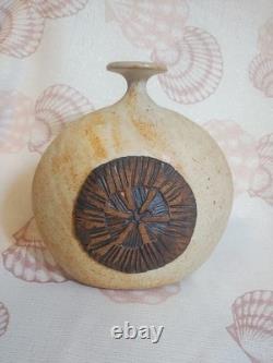 Vintage MCM Isabel Parks Vintage Mid-Century Modern Studio Pottery Vase Signed