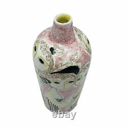 Vintage MCM Marcello Fantoni For Raymor Italy Studio Pottery Vase Signed Women