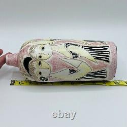 Vintage MCM Marcello Fantoni For Raymor Italy Studio Pottery Vase Signed Women