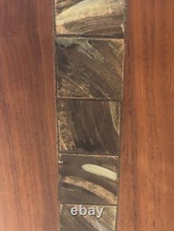 Vintage MCM Pair Gordon Jane Martz Marshall Studios Pottery Walnut Bookends 7