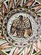 Vintage MCM Ruth Walters Studio Pottery AMERICANA PRIMITIVE EAGLE Danish 1949
