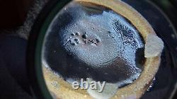 Vintage MCM Studio Art Pottery Glazed Abstract Vase Signed
