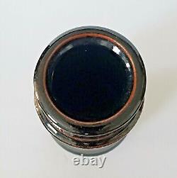 Vintage MCM Studio Art Pottery Glazed Abstract Vase Signed