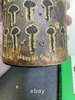 Vintage MCM Studio Art Pottery Vase, Signed Taller Nowin Shi,'66, Uruguay