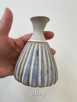 Vintage MCM studio pottery Artesanos de Puerto Rico Hal Lasky sgraffito 5 vase