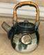 Vintage MERRITT ISLAND POTTERS Studio Art Pottery ASIAN MEDALLION TEA POT