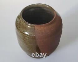 Vintage MID Century Modern Ceramic Studio Art Pottery Jar Vase Vessel 7 Signed