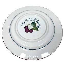 Vintage MacTavish & Herzog Pottery Dinner Plates Floral Lot of 6 Studio Art Rare