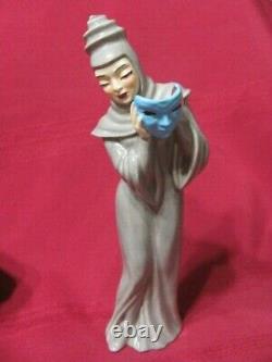 Vintage Madison Ceramic Arts Studio Tragedy Lady With Mask Figurine