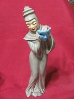 Vintage Madison Ceramic Arts Studio Tragedy Lady With Mask Figurine