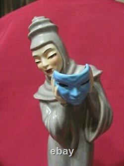 Vintage Madison Ceramic Arts Studio Tragedy Lady With Mask Figurine