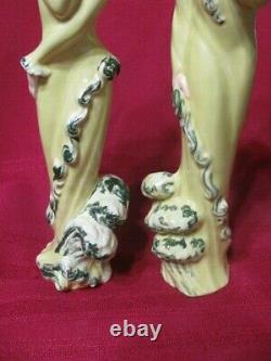 Vintage Madison Ceramic Arts Studio Water Man And Water Lady Figurines