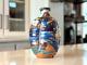 Vintage Makoto Yabe Studio Art Glazed Ceramic Pottery Sake Bottle