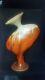 Vintage Mangum Studio Art Pottery Flounder Vase Ashville North Carolina Handmade