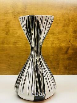 Vintage Mari Simmulson Upsala Ekeby Studio Signed Pottery Vase 9.5