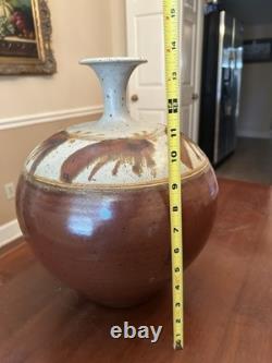 Vintage Mark Chamberlain Art Pottery Vase 14 Signed Vintage Mark Chamberlain Art Pottery Vase 14 Signed