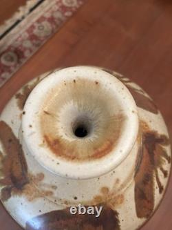 Vintage Mark Chamberlain Art Pottery Vase 14 Signed