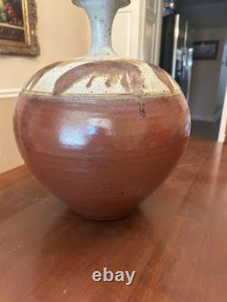 Vintage Mark Chamberlain Art Pottery Vase 14 Signed