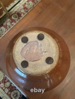 Vintage Mark Chamberlain Art Pottery Vase 14 Signed Vintage Mark Chamberlain Art Pottery Vase 14 Signed