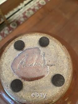 Vintage Mark Chamberlain Art Pottery Vase 14 Signed