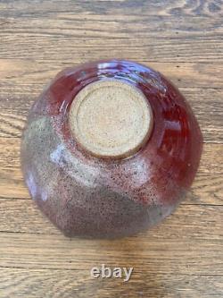 Vintage Mark Hubbard Large Studio Art Pottery Bowl California