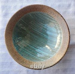 Vintage Mark Shapiro Studio Art Pottery Bowl, Signed