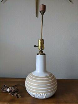 Vintage Martz Marshall Studios Pottery Lamp Mid Century Modern