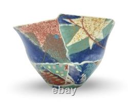Vintage Mary Vigor Ceramics Abstract Studio Pottery Bowl Postmodern Unique