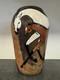 Vintage Melinda Ishida Forster Raku Horse Equestrian Vase Studio Art Pottery