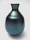 Vintage Metallic Iridescent Crystalline Glazed Studio Pottery Vase Ceramic Art