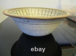 Vintage MidCentury Modern Modernist Studio Art Pottery Bowl Signed Alan Vigland