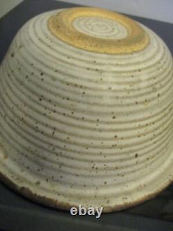 Vintage MidCentury Modern Modernist Studio Art Pottery Bowl Signed Alan Vigland