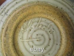 Vintage MidCentury Modern Modernist Studio Art Pottery Bowl Signed Alan Vigland