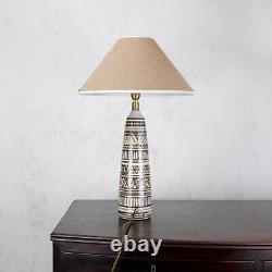 Vintage Mid Century Abstract Studio Pottery Lamp Lotte & Gunnar Bostlund #102711