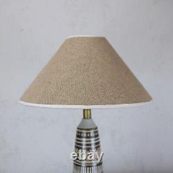 Vintage Mid Century Abstract Studio Pottery Lamp Lotte & Gunnar Bostlund #102711