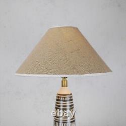 Vintage Mid Century Abstract Studio Pottery Lamp Lotte & Gunnar Bostlund #102711
