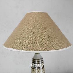 Vintage Mid Century Abstract Studio Pottery Lamp Lotte & Gunnar Bostlund #102711