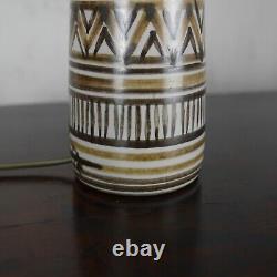 Vintage Mid Century Abstract Studio Pottery Lamp Lotte & Gunnar Bostlund #102711